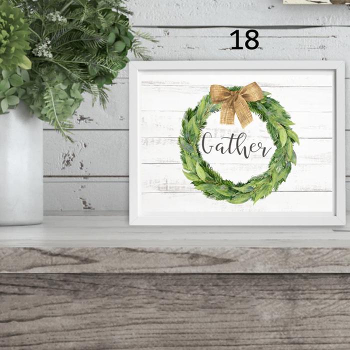 Cozy Farm Christmas Holiday Art Prints | 3 Sizes