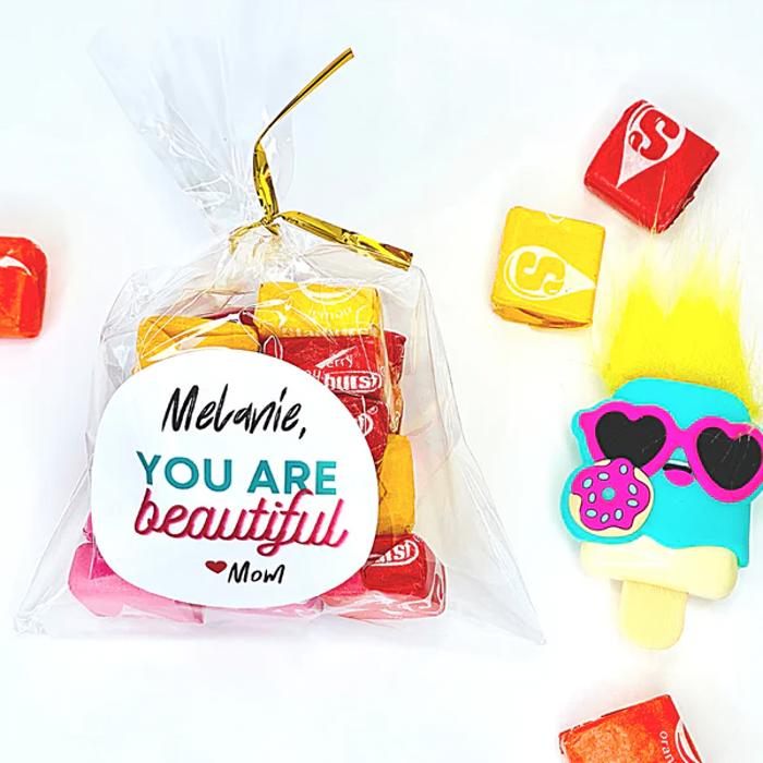 Personalized Back to School Lunch Box /  Lunch Sack Positive Note Stickers