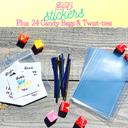  Personalized Back to School Lunch Box /  Lunch Sack Positive Note Stickers