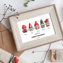  Holiday Personalized Dad Mom Gnome Family Personalized Art | 3 sizes