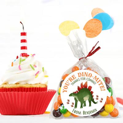 Personalized Boys Birthday Party Stickers & Treat Bags