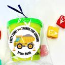  Personalized Boys Birthday Party Stickers & Treat Bags