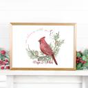  Personalized Rustic Farmhouse Christmas Holiday Poster Print Decor