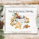  Personalized Rustic Farmhouse Christmas Holiday Poster Print Decor