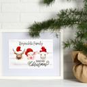  Personalized Rustic Farmhouse Christmas Holiday Poster Print Decor