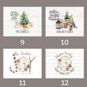  Personalized Rustic Farmhouse Christmas Holiday Poster Print Decor