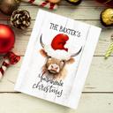  Personalized Rustic Farmhouse Christmas Holiday Poster Print Decor