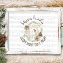  Personalized Rustic Farmhouse Christmas Holiday Poster Print Decor