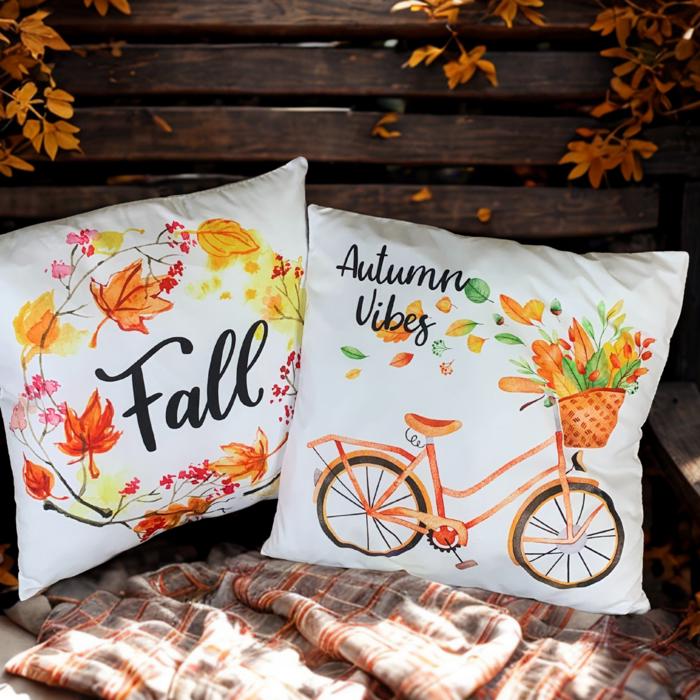 Fall Home Decor Charming Farmhouse Pillow Accent Covers