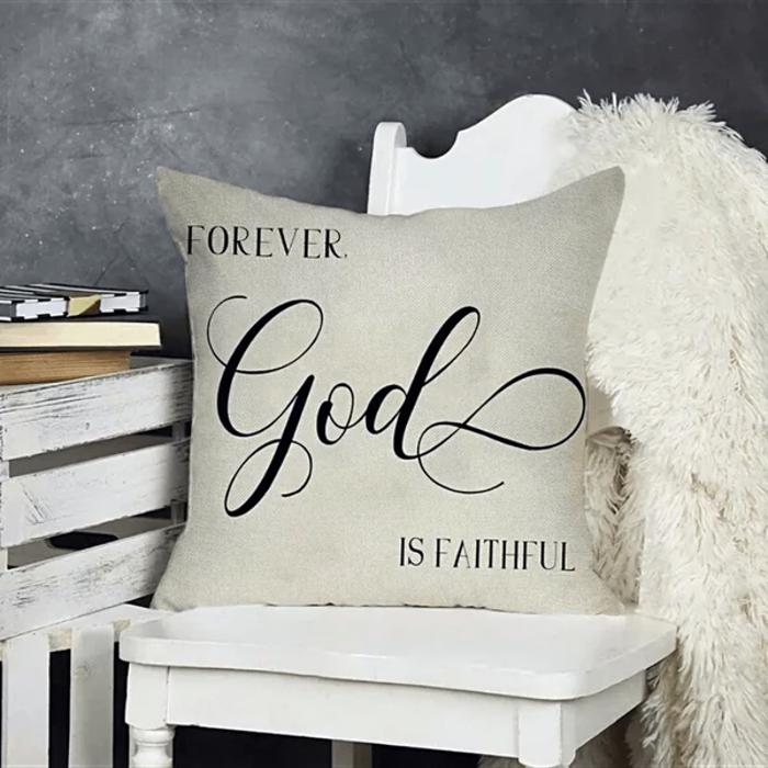 Home Accent Throw Pillow Cover Faith and Family Inspired | 11 Designs 