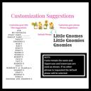  Holiday Personalized Dad Mom Gnome Family Personalized Art | 3 sizes