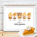  Holiday Personalized Dad Mom Gnome Family Personalized Art | 3 sizes