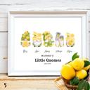  Holiday Personalized Dad Mom Gnome Family Personalized Art | 3 sizes