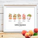  Holiday Personalized Dad Mom Gnome Family Personalized Art | 3 sizes