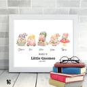  Holiday Personalized Dad Mom Gnome Family Personalized Art | 3 sizes