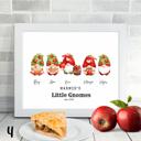  Holiday Personalized Dad Mom Gnome Family Personalized Art | 3 sizes