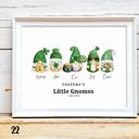  Holiday Personalized Dad Mom Gnome Family Personalized Art | 3 sizes