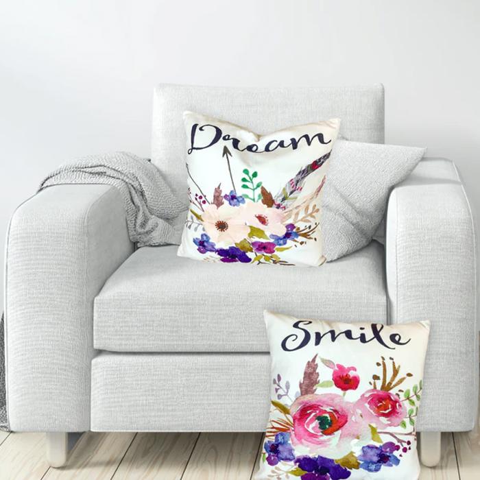 Home Accent Throw Pillow Cover Faith and Family Inspired | 11 Designs 