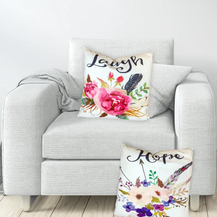 Home Accent Throw Pillow Cover Faith and Family Inspired | 11 Designs 