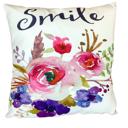 SMILE Hot Pink BOHO Home Accent Throw Pillow Cover Faith and Family Inspired | 11 Designs 