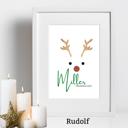  Custom Family Name Christmas Holiday Poster 2026