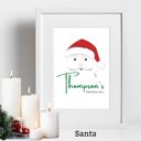  Custom Family Name Christmas Holiday Poster 2026