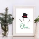  Custom Family Name Christmas Holiday Poster 2026