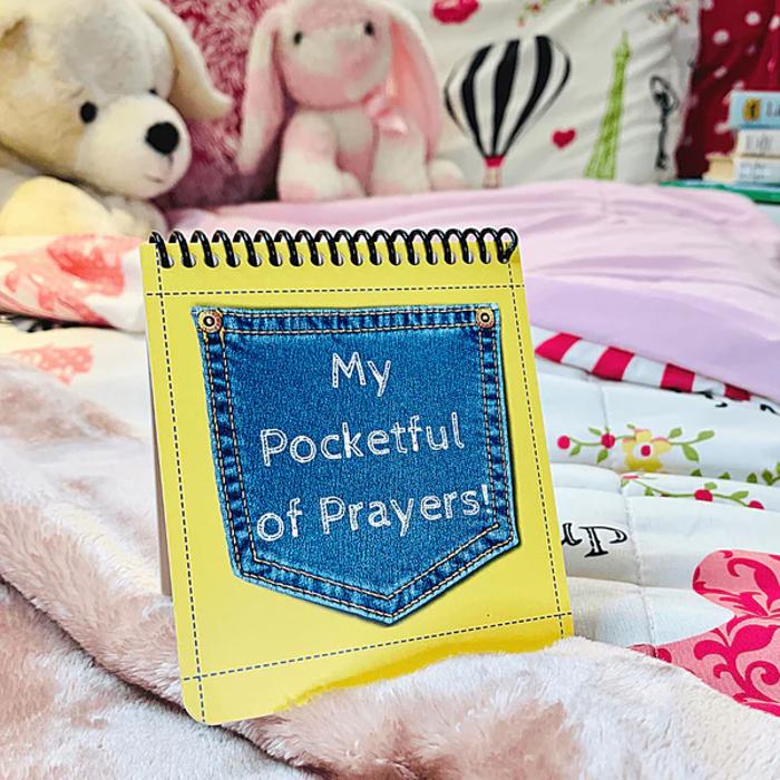 Kids Pocket Prayers Educational Book Coloring Art | Gift Bundle
