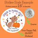  Personalized Christian Witness Halloween Stickers & Treat Bags