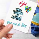  Personalized Waterproof Die Cut Sticker Greeting Card Assorted