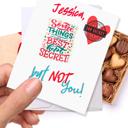  Personalized Waterproof Die Cut Sticker Greeting Card Assorted