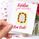  Personalized Waterproof Die Cut Sticker Greeting Card Assorted