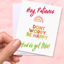  Personalized Waterproof Die Cut Sticker Greeting Card Assorted