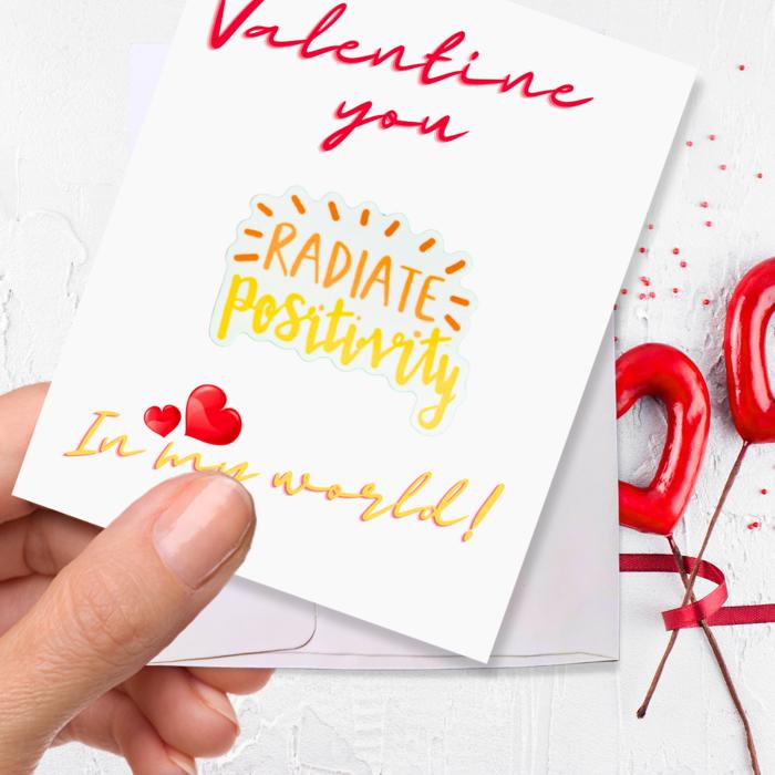 Personalized Waterproof Die Cut Sticker Greeting Card Assorted