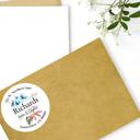  Wedding Bridal Shower Classy Return Address Label Sticker