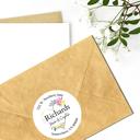  Wedding Bridal Shower Classy Return Address Label Sticker