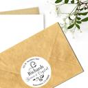  Wedding Bridal Shower Classy Return Address Label Sticker