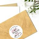  Wedding Bridal Shower Classy Return Address Label Sticker