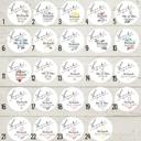  Classy Wedding Bridal Shower Thank You Stickers & Treat Bags 