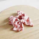  SET OF TWO kids Hand Tied Piggie Bows