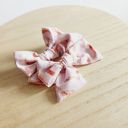  SET OF TWO kids Hand Tied Piggie Bows