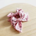  SET OF TWO kids Hand Tied Piggie Bows