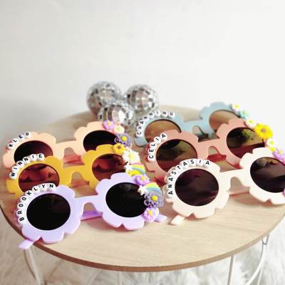 Kids Personalized Flower Sunglasses
