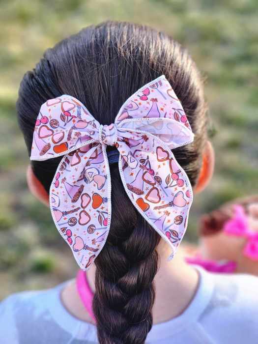 Valentines Themed Hair Bows