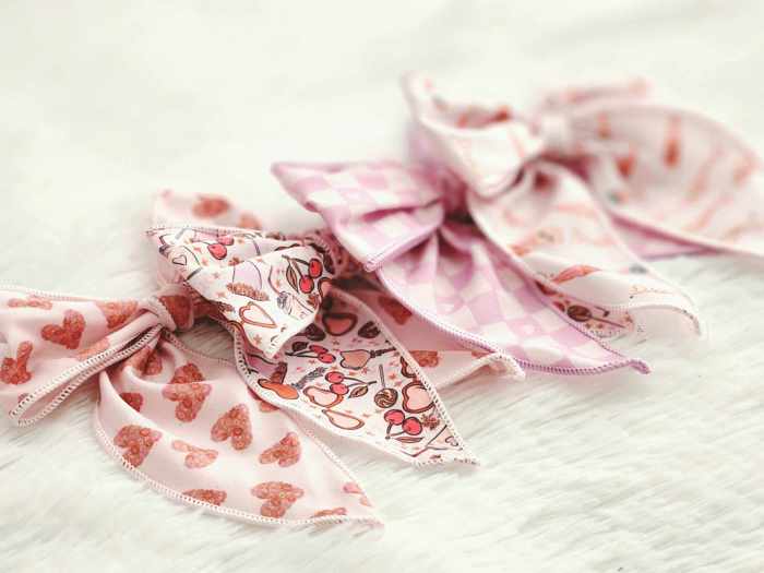 Valentines Themed Hair Bows