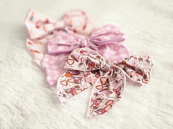 Valentines Themed Hair Bows