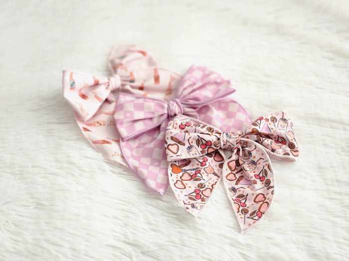 Valentines Themed Hair Bows