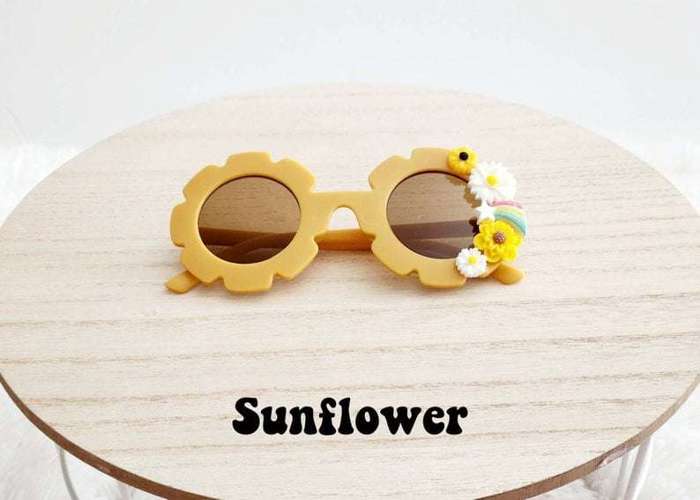 Kids Personalized Flower Sunglasses