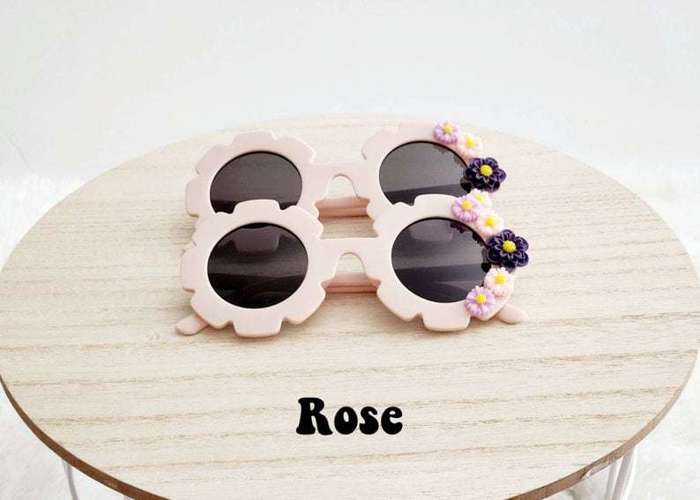 Kids Personalized Flower Sunglasses