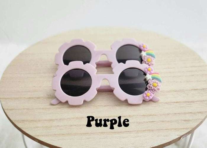 Kids Personalized Flower Sunglasses